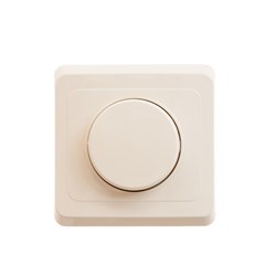 ЭТЮД C/У СВЕТОРЕГУЛЯТОР (диммер) поворотный 300 Вт, 230 В, КРЕМОВЫЙ, Россия - фото 149491