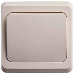 ЭТЮД C/У ВЫКЛЮЧАТЕЛЬ с самовозвратом 10 АХ, КРЕМОВЫЙ, Россия - фото 149528