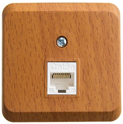 ЭТЮД О/У компьютерная РОЗЕТКА RJ45 кат.5е, БУК, Россия - фото 149549