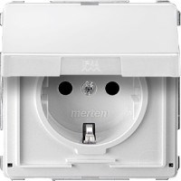 MERTEN Aquadesign МЕХ-М РОЗЕТКИ с крышкой со шт., ПОЛ.БЕЛЫЙ - фото 152357