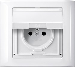 MERTEN Aquadesign РАМКА 1 ПОСТ, ПОЛ.БЕЛЫЙ - фото 152578