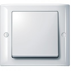 MERTEN Aquadesign РАМКА 1-ПОСТ с винт. креплениями, ПОЛ.БЕЛЫЙ - фото 152655
