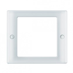 MERTEN Aquadesign РАМКА 1-ПОСТ с винт. креплениями, ПОЛ.БЕЛЫЙ - фото 152658