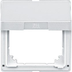 MERTEN Aquadesign ПРОМЕЖУТОЧН. КОЛЬЦО с крышкой, ПОЛ.БЕЛЫЙ - фото 152748
