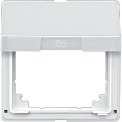 MERTEN Aquadesign ПРОМЕЖУТОЧН. КОЛЬЦО с крышкой, ПОЛ.БЕЛЫЙ - фото 152750