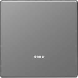 MERTEN D-Life КЛАВИША 1-ная с линзой для LED модуля, НЕРЖ.СТАЛЬ - фото 152926