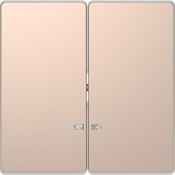 MERTEN D-Life КЛАВИША 2-ная с линзой для LED модуля, ШАМПАНЬ - фото 152970