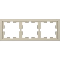 MERTEN D-Life РАМКА 3-постовая, САХАРА - фото 153023