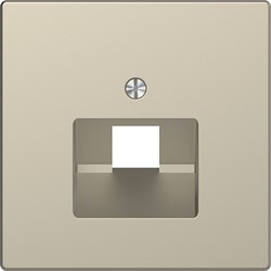 MERTEN D-Life ЦЕНТРАЛЬНАЯ НАКЛАДКА для розетки 1-ной RJ45, САХАРА - фото 153111