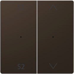MERTEN D-Life PlusLink КЛАВИША 2-ная с S1/S2, вх/вз, МОККО, SD - фото 153205