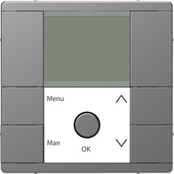 MERTEN D-Life PlusLink ЦЕНТРАЛЬНАЯ ПЛАТА ТАЙМЕРА с дисплеем НЕРЖ. СТАЛЬ, SD - фото 153238