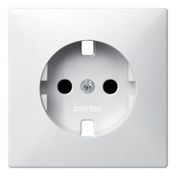 MERTEN ЦЕНТР.ПЛАТА д/механизма розетки, ПОЛ.БЕЛЫЙ, QF SD - фото 153400