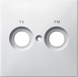 MERTEN ЦЕНТРАЛЬНАЯ ПЛАТА с маркировкой TV+FM, ПОЛ.БЕЛЫЙ, SD - фото 153606