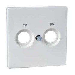 MERTEN ЦЕНТРАЛЬНАЯ ПЛАТА с маркировкой TV+FM, ПОЛ.БЕЛЫЙ, SD - фото 153610