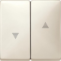 MERTEN КЛАВИША Х2 для жалюзи и кноп., БЕЖЕВЫЙ, QF SD - фото 153725