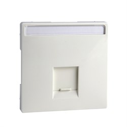 MERTEN ЦЕНТР.ПЛАТА д/розетки SE 1пост, RJ45, ПОЛ.БЕЛЫЙ, SD - фото 153949
