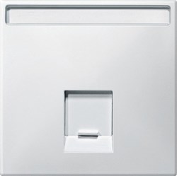 MERTEN ЦЕНТР.ПЛАТА д/розетки SE 1пост, RJ45, ПОЛ.БЕЛЫЙ, SD - фото 153950