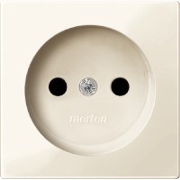 MERTEN ЦЕНТР.ПЛАТА д/мех-ма розетки б/заземляющего контакта, БЕЖЕВЫЙ, SM - фото 154462