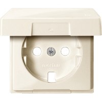 MERTEN ЦЕНТР.ПЛАТА с крышкой д/мех-ма розетки, БЕЖЕВЫЙ, SM - фото 155009