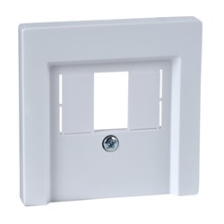 MERTEN ЦЕНТР. НАКЛАДКА для мех-ма TAE/Audio поле для надписи, АКТ. БЕЛЫЙ, SM - фото 155198