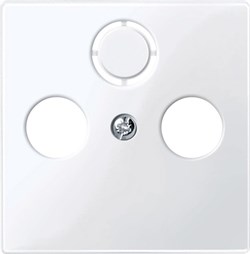 MERTEN ЦЕНТР.ПЛАТА розетки TV+FM+SAT, АКТИВНЫЙ БЕЛЫЙ, SM - фото 155257