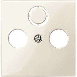 MERTEN ЦЕНТР.ПЛАТА двойной/тройной антенной розетки TV+FM+SAT, БЕЖЕВЫЙ, SM - фото 155263