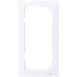 MERTEN M-Pure РАМКА 2 поста б/перегородки, БРИЛЛИАНТОВЫЙ БЕЛЫЙ, SM - фото 156170