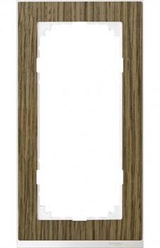 MERTEN M-Pure Decor РАМКА 2 поста б/перегородки, ДУБ/БРИЛЛИАНТОВЫЙ БЕЛЫЙ, SM - фото 156194 MERTEN M-Pure Decor РАМКА 2 поста б/перегородки, ДУБ/БРИЛЛИАНТОВЫЙ БЕЛЫЙ, SM - фото 156194