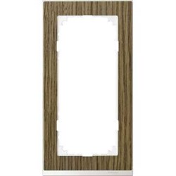 MERTEN M-Pure Decor РАМКА 2 поста б/перегородки, ДУБ/БРИЛЛИАНТОВЫЙ БЕЛЫЙ, SM - фото 156197 MERTEN M-Pure Decor РАМКА 2 поста б/перегородки, ДУБ/БРИЛЛИАНТОВЫЙ БЕЛЫЙ, SM - фото 156197