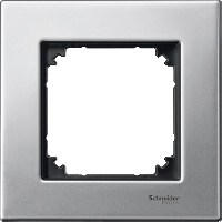 MERTEN M-Elegance РАМКА металлическая 1 пост, ПЛАТИНА-СЕРЕБРО, SM - фото 156285