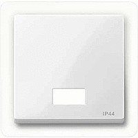 MERTEN КЛАВИША с окошком д/свет.индикации и полем д/надп. IP 44, ПОЛ.БЕЛЫЙ, SM - фото 157003