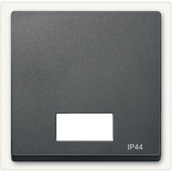 MERTEN КЛАВИША Х1 с окошком д/световой индикации IP44, АНТРАЦИТ,SM - фото 157109