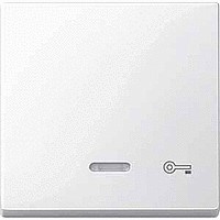 MERTEN КЛАВИША с окошком д/свет.индикации и пиктогр"ключ", ПОЛ.БЕЛЫЙ, SM - фото 157255