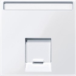 MERTEN ЦЕНТР.ПЛАТА для розетки SE RJ45 1пост, АКТИВНЫЙ БЕЛЫЙ,SM - фото 157854