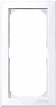 MERTEN M-Smart РАМКА 2 поста б/перегородки, АКТИВНЫЙ БЕЛЫЙ, SM - фото 158111