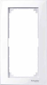 MERTEN M-Plan РАМКА 2 поста б/перегородки, АКТИВНЫЙ БЕЛЫЙ, SM - фото 158439