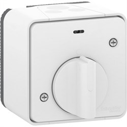 MUREVA S ВЫКЛЮЧАТЕЛЬ с таймером В СБОРЕ О/У, БЕЛЫЙ, IP55 - фото 159974