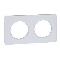 ODACE РАМКА 2-пост., для мех-ма бел. цв., гориз. и верт. монтаж, БЕЛЫЙ - фото 160044