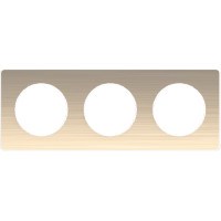 ODACE РАМКА 3-пост., для мех-ма бел. цв., гориз. и верт. монтаж, ПОЛИР. БРОНЗА - фото 160096