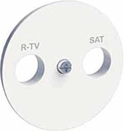 ODACE НАКЛАДКА розетки TV/R, БЕЛЫЙ - фото 160230