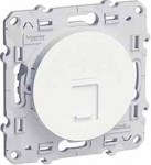 ODACE РОЗЕТКА RJ45 infraplus, неэкранированный кабель, кат. 5е, БЕЛЫЙ - фото 160257