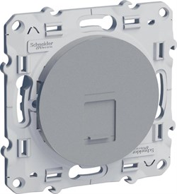 ODACE РОЗЕТКА RJ45 infraplus, неэкранированный кабель, кат. 5е, АЛЮМИНИЙ - фото 160527