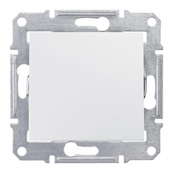 SEDNA ПЕРЕКЛЮЧАТЕЛЬ 1-клавишный, сх.6, 10А, 250В, IP44, БЕЛЫЙ - фото 161323