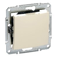 SEDNA ПЕРЕКЛЮЧАТЕЛЬ перекрестный 1-клавишный, сх.7, 10А, 250В, IP44, БЕЖЕВЫЙ - фото 161392