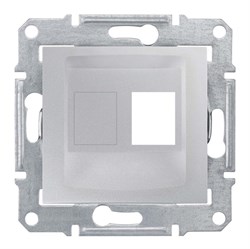 SEDNA АДАПТЕР для 1 коннектора RJ45, AMP MOLEX KELINE, кат. 5e, 6, UTP, АЛЮМИНИЙ - фото 162445