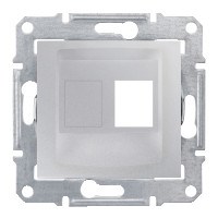 SEDNA АДАПТЕР для 1 коннектора RJ45, AMP MOLEX KELINE, кат. 5e, 6, UTP, АЛЮМИНИЙ - фото 162447