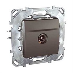 UNICA РОЗЕТКА компьютерная, RJ45, одиночная, с полем для надписи, кат. 5е, БЕЛЫЙ - фото 163703