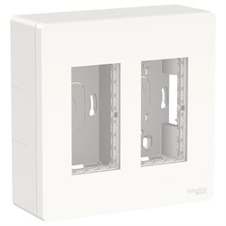 UNICA SYSTEM+ БЛОК открытой установки 2х2 белый - фото 165968