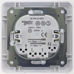 W59 ИК ДАТЧИК ДВИЖЕНИЯ PRO 2300ВТ, в сборе, МАТОВЫЙ ХРОМ - фото 167582