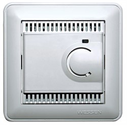 W59 ТЕРМОСТАТ электрон.теплого пола с датчиком,от+5до+50°C,10A, в сборе, БЕЛЫЙ - фото 168110
